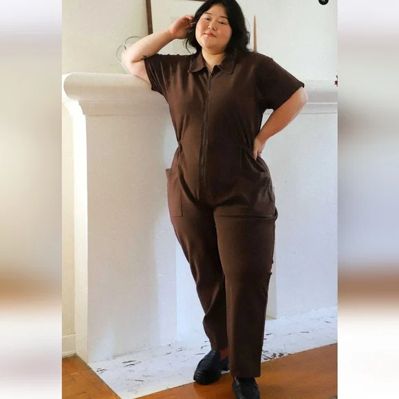 Shop Noble Brown Women's Jumpsuit - Picture 1 of 6